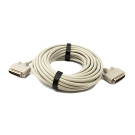 System-S D Sub Cable 10m 25 Pin Male to Male RS530 Adapter Grey