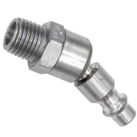 Tru-Flate 12-223 1/4" I/M Design x 1/4" SNPT Steel Swivel Plug