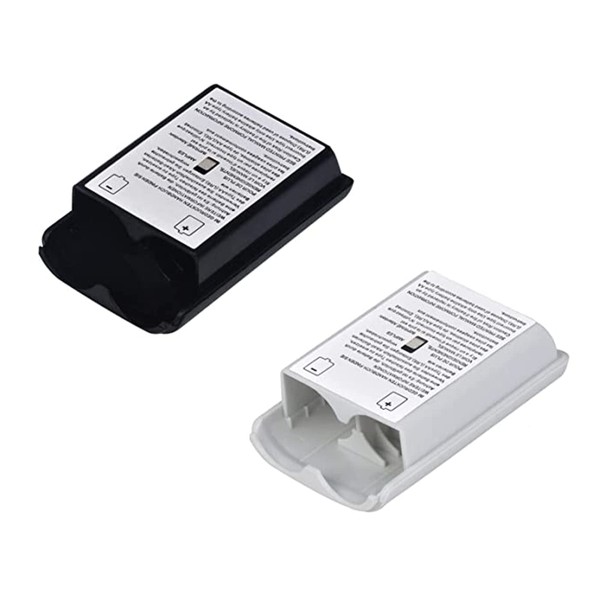 2 Pcs Battery Pack Cover for Xbox360 Wireless Controller, Replacement