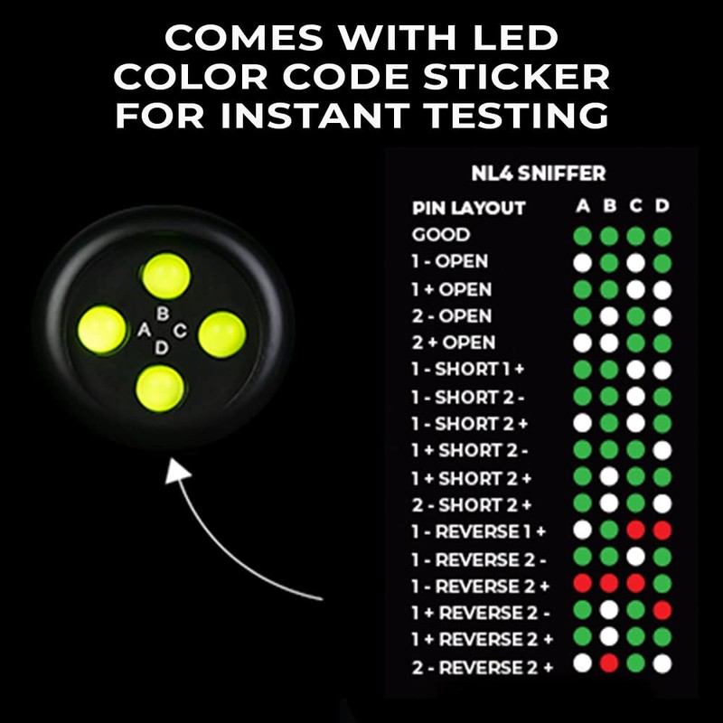 SoundTools NL4 Sniffer/Sender Remote End Cable Tester, Tests for Every