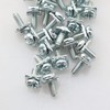 PZRT 32pcs M3x8 Terminal Block Screws with 7x7mm Square Washers,