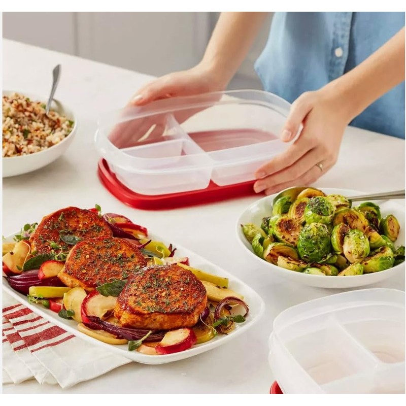Rubbermaid 14 Piece Easy Find Lids Meal Prep Food Storage