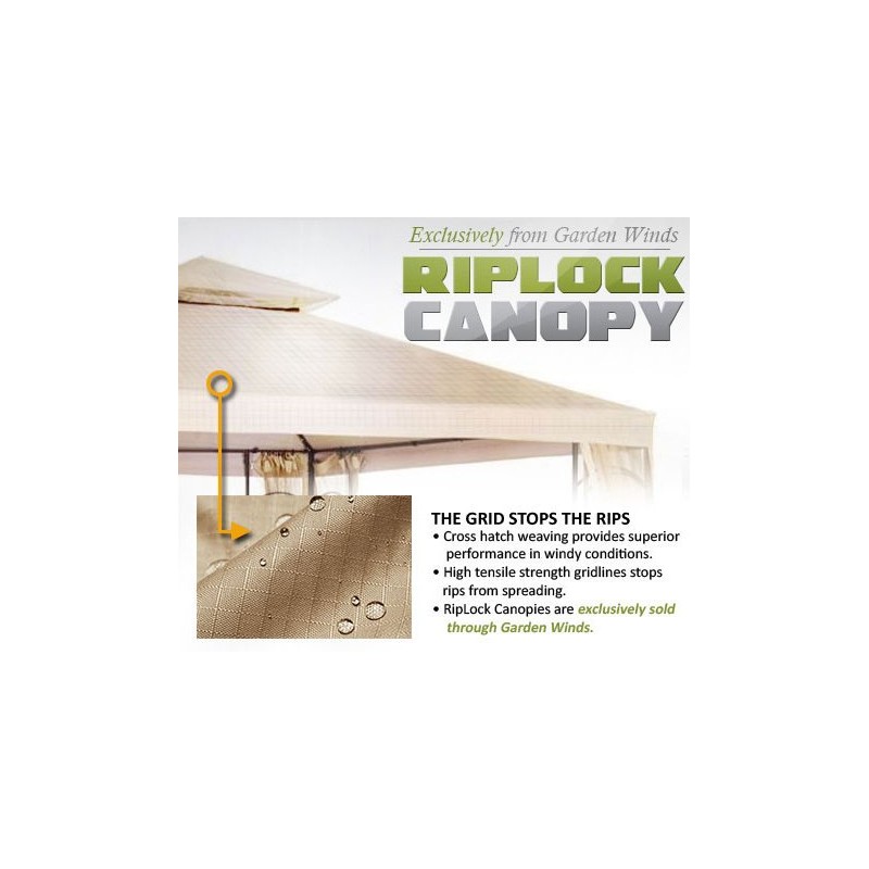 Wooden Point Swing Replacement Canopy Top Cover- RipLock 350