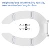 Commercial Heavy Duty Open Front Toilet Seat Without Cover, Thickened