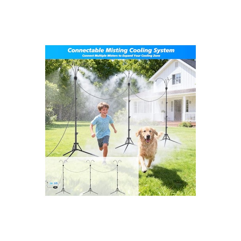 LASTOOLS Adjustable Height Outdoor Misting System