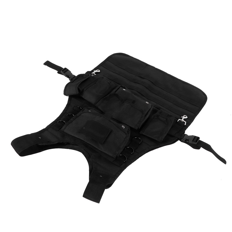 Tool Apron BBQ Barbecue Grill Apron with Pocket Adjustable Side