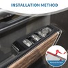 PDKLIN for Silverado Window Switch Door Panel Trim Cover for