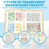 PATIKIL Sticker Organizer Binder, Reusable A5 Sticker Album Collecting Book