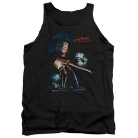 Nightmare On Elm Street Elm Street Poster Unisex Adult Tank Top for Men and Women, X-Large Black