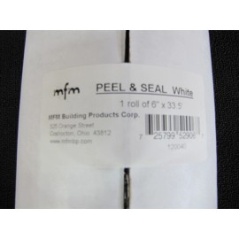 MFM Building Products Corp Peel & Seal White Roof Tape 6" x 33.5' MFM Building Products
