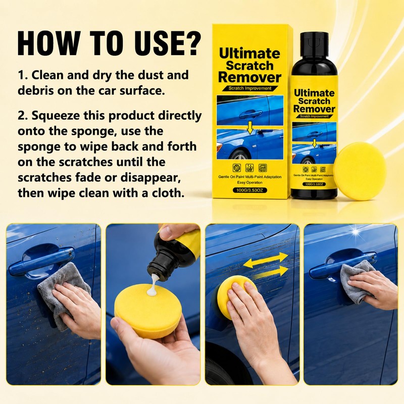 Scratch Remover, Scratch Remover for Vehicles, Car Scratch Remover Kit,