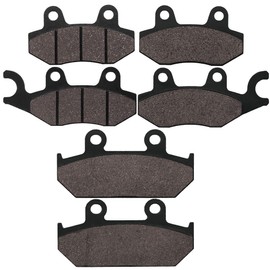 Cnornus Front and Rear Brake Pads for Suzuki AN 400 AN400 Burgman Skywave 400 ABS 2007-2013 AN 250 Skywave Type M 2007-2008