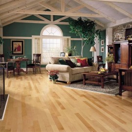 Bruce Natural Maple Solid Hardwood Flooring Plank 3/4" Thick x 2-1/4" W 20 sqft/case