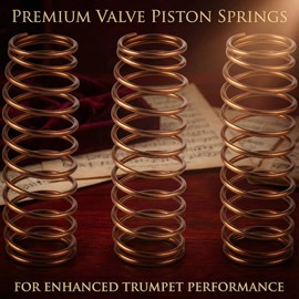 3 Pack Valve Piston Spring Compatible with Bach Stradivarius Strad Trumpet
