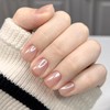White Pearl Chrome Nail Powder - Aurora Ice Shimmer Nail