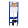 UWT01H-GE Toilet Push Plate for Wall Element Golden Square Flush-Mounted