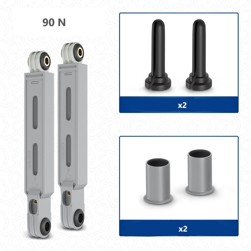 VIOKS 2 x Shock Absorbers Washing Machine Replacement for Bosch