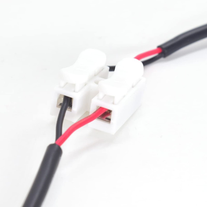 ELNONE 18AWG 2PCS USB 2 Wire Pigtail Cable,0.3M/1FT USB 2.0