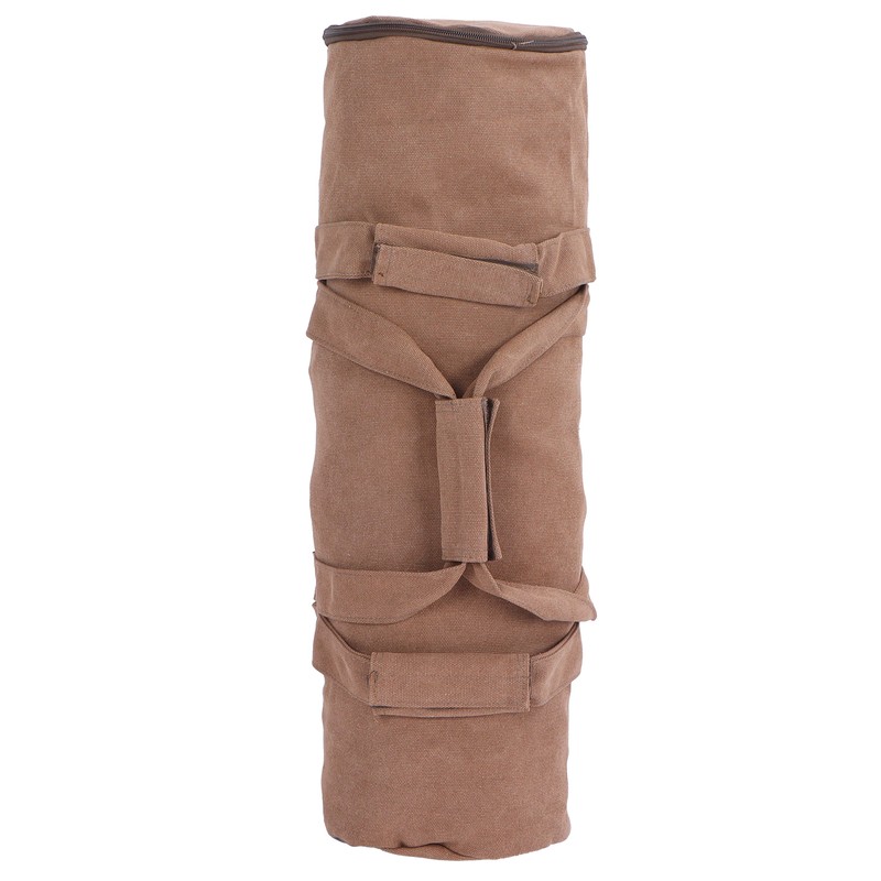 Adjustable Fitness Sandbags Canvas WeightBearing Training Bag for Garden Training(Khaki