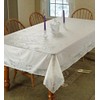 Violet Linen Vinyl Lace Betenburg Design Tablecloth Beige 54" by