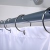 IPEA Metall Duschringe für Duschvorhänge – 12 Stück – Made
