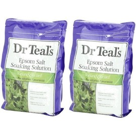 Dr. Teal's Epsom Salt Soaking Solution with Eucalyptus Spearmint, 48 Ounce ?2 Bags? by Dr. Teal's