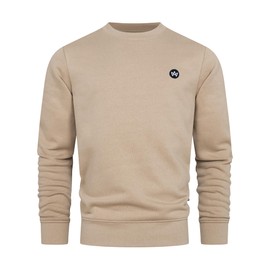 KRONSTADT Men's KSLars Organic Cotton Blend Sweatshirt | Men's Sweater Pullover for Men, Chinchilla