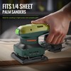 SANDPROX 1/4 Sheet Sandpaper 4.5 x 5.5 Inch Palm Sander