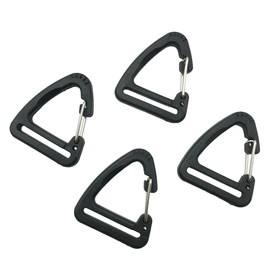 Outdoor Hiking Backpack Triangle Clip Hook - Works with 1 Inch Nylon Webbing, Straps, Ropes, and Cord (Pack 20) ET1316