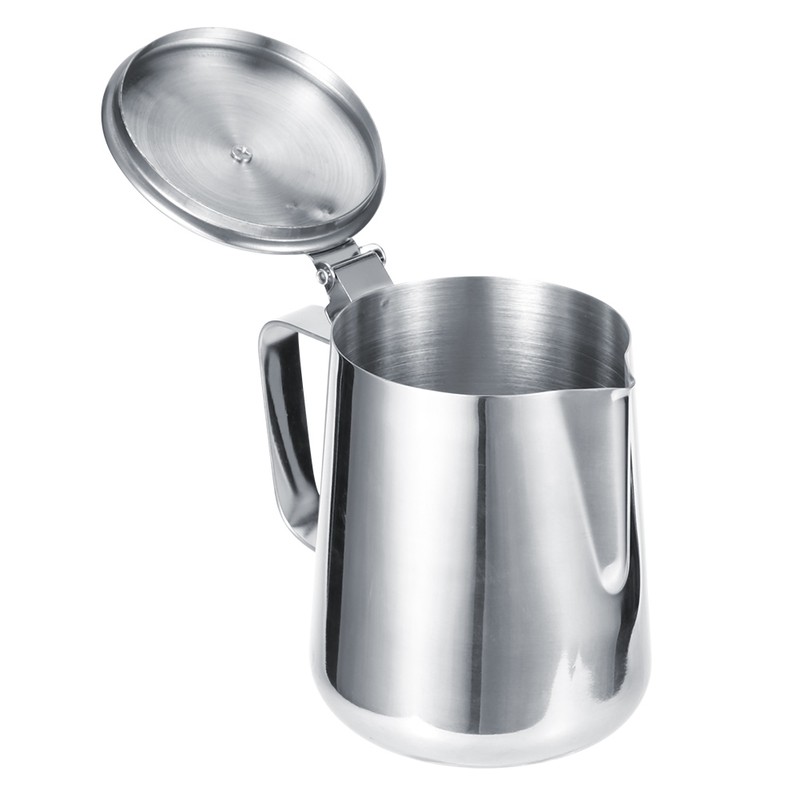 Stainless Steel Thicken Milk Frothing Cup Jug Coffee Pitcher Latte