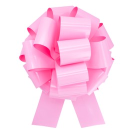 sxvblly 12 Inch Large Pink Bows,1PCS Big Bow for Present,Giant Bow Suitable for Bikes,Appliances,Big Gift Box,Table Decorations and New House Decorations(Paint Pink)