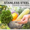 Stainless Steel Colander 24cm (9") - Freestanding with Dimpled Base,