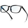 VISOONE Blue Light Blocking Glasses Square with Anti Computer Glare
