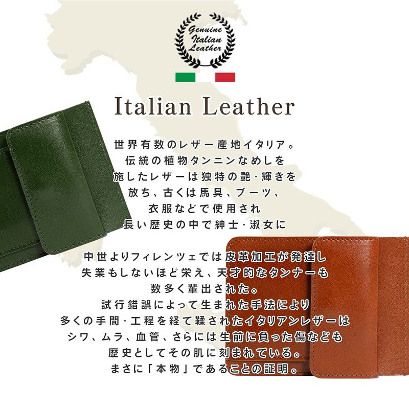 Dom Teporna Men's Wallet with Coin Purse, Thin, Lightweight, Genuine