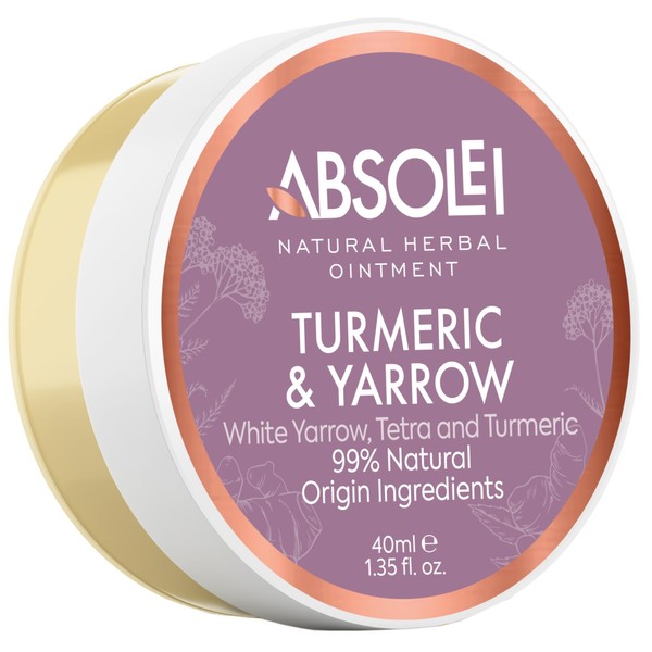 Absolei Haemorrhoids Ointment, Natural Turmeric and Yarrow Ointment to Soothe