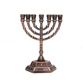 Holy Land Medium Menorah Bronze Plated From Jerusalem 13x10 cm …
