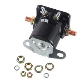 Larbi Starter Relay SMR6003 Starter Solenoid Switch Used On OMC Marine Outboards / Inboard Power Tilt /Johnson / Trim Motor Applications Evinrude Outboard Motor for Insulated Ground 4-Terminal 12 Volts Intermittent Duty /47886, 47886T /383622 395419 5827