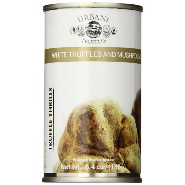 White Truffles and Mushrooms Sauce by Urbani Truffles | Ideal for Pasta, Fish, and Grilled Meats | Italian Finest, Premium Quality, All Natural Gourmet Fusion | Ready to Use | 6.4 oz