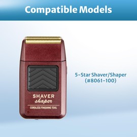 Foil Shaver Replacement Foil Compatible with Wahl 5Star Shaper (#8061-100), 1Pack, Red