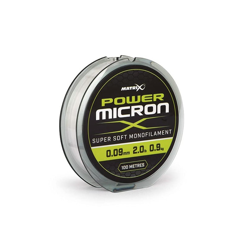 Matrix Power Micron X 0.10mm - 2.5lb 100m accurate dia.