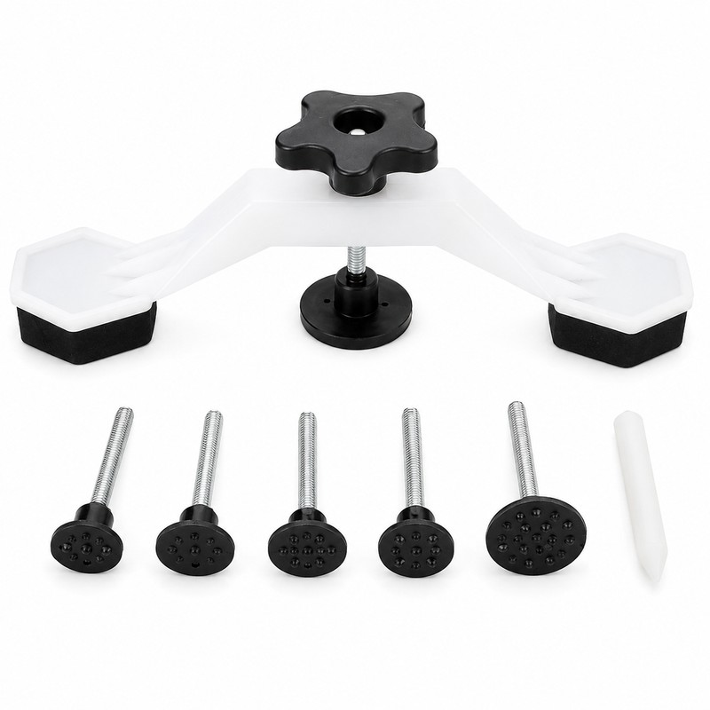 Paintless Dent Repair Puller Kit with Bridge Puller & 6