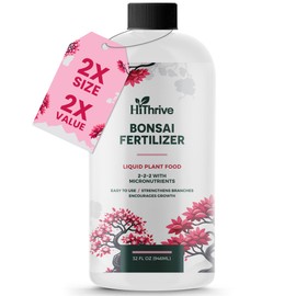 32oz Bonsai Fertilizer Liquid - Makes 192 Gallons of Bonsai Tree Fertilizer, Premium Liquid Plant Food, 2-2-2 NPK Formula, Enriched with Micronutrients for Healthy Roots, Branching & Foliage