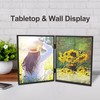 HIKWADERY 8x10 Picture Frame Double Hinged Folding, Elegant Thin Edge
