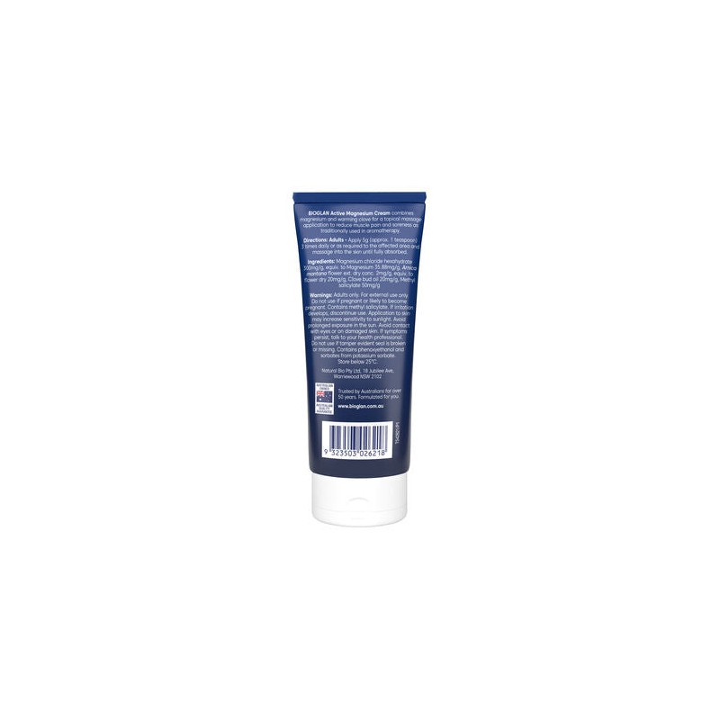 Bioglan Active Magnesium Cream 100g