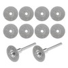 sourcing map 10pcs 18mm Diamond Coated Rotary Cut Off Grinding