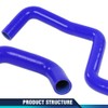 PIT66 Blue Silicone Radiator Hose Kit Compatible with Honda/Acura Integra