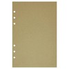 Zelten 1 Pack A5 45 Sheets/90 Pages Kraft Loose Leaf