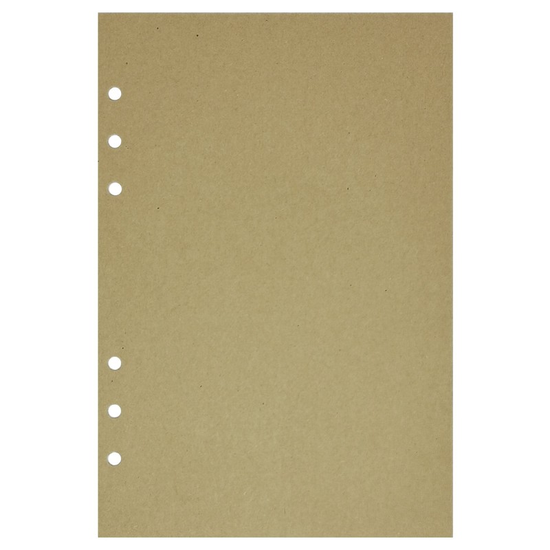Zelten 1 Pack A5 45 Sheets/90 Pages Kraft Loose Leaf
