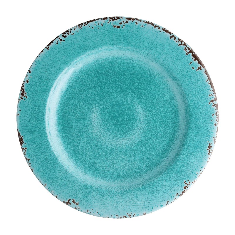Supreme Housewares 12-Piece Melamine Dinnerware Set, Includes Dinner Plates, Salad