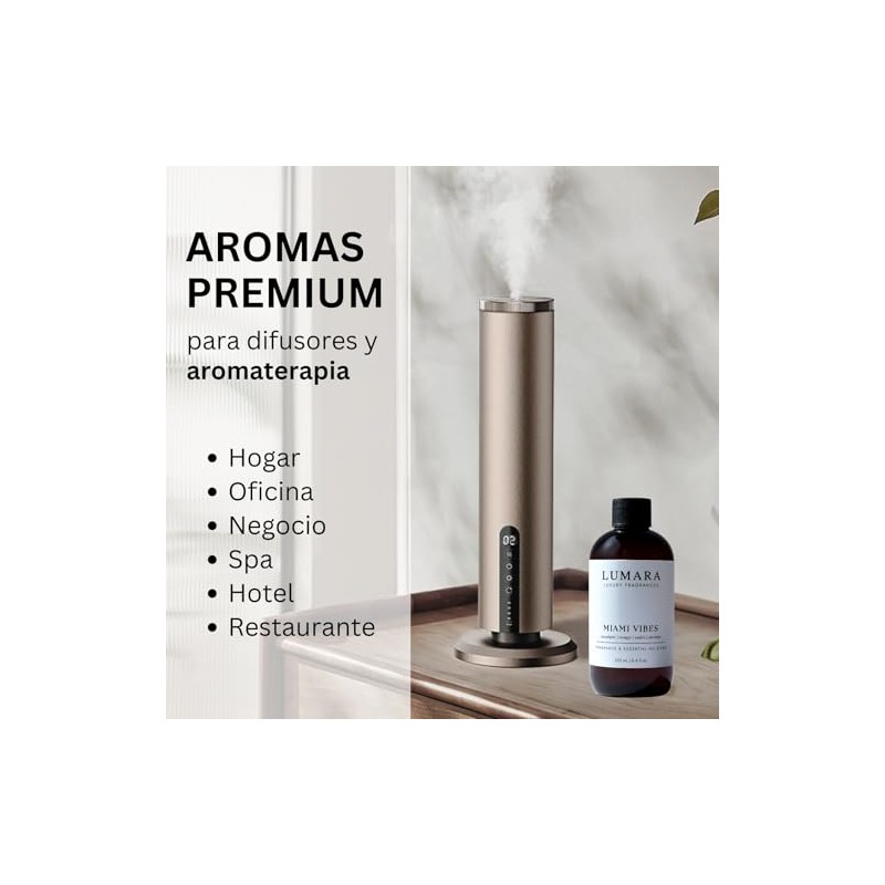 Lumara, Esencia Ambiental Aroma Hotel 1 Miami para Difusor Profesional